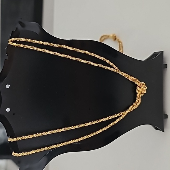 Avon NR vintage gold plated knotted double chain - Picture 2 of 7